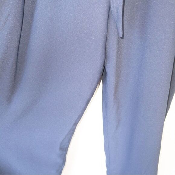 New Dessy Collection Midnight Navy Spaghetti Strap Crepe Sash Jumpsuit Size‎ 12 - Picture 9 of 9